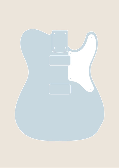 La Cabronita Guitar Body